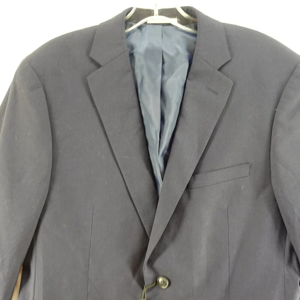 Men's ALFANI Slim Fit Solid Suit Jacket Blazer in NAVY BLUE Size 40R NEW $360
